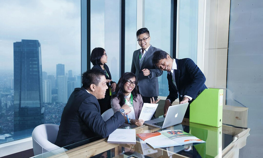 business team discussion